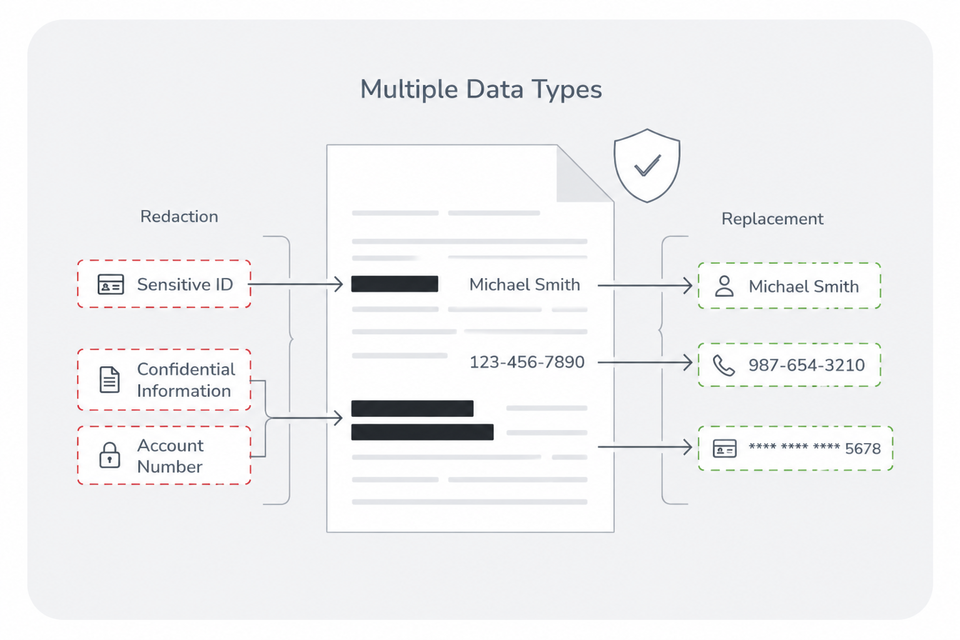 Multiple data types preview